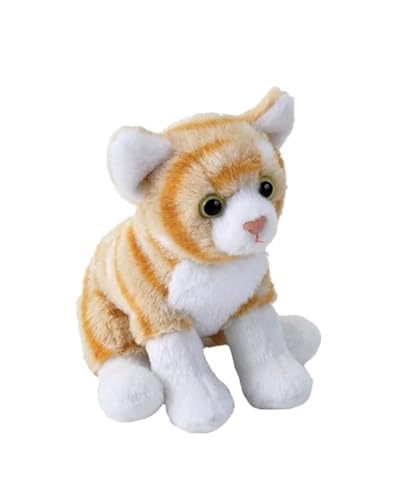 Wild Republic Pocketkins Eco Orange-getigerter Kater, Plüschtier, 12 cm, Plüschspielzeug, Hergestellt aus recycelten Materialien, Umweltfreundlich Wild Republic Pocketkins Eco Orange-getigerter Kater, Plüschtier, 12 cm, Plüschspielzeug, Hergestellt aus recycelten Materialien, Umweltfreundlich von WILD REPUBLIC