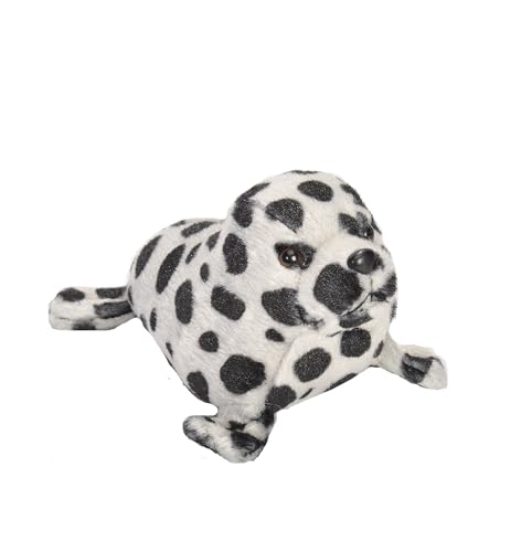 Wild Republic Pocketkins Eco Seehund, Plüschtier, 12 cm, Plüschspielzeug, Hergestellt aus recycelten Materialien, Umweltfreundlich von Wild Republic