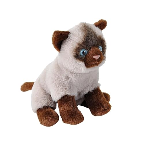Wild Republic Pocketkins Eco Siamkatze, Plüschtier, 12 cm, Plüschspielzeug, Hergestellt aus recycelten Materialien, Umweltfreundlich, Siamés Wild Republic Pocketkins Eco Siamkatze, Plüschtier, 12 cm, Plüschspielzeug, Hergestellt aus recycelten Materialien, Umweltfreundlich, Siamés von WILD REPUBLIC