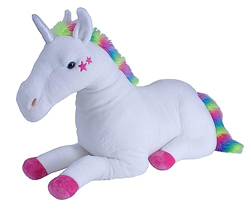 Wild Republic 23255 Weißes Einhorn Cuddlekins Jumbo von Wild Republic