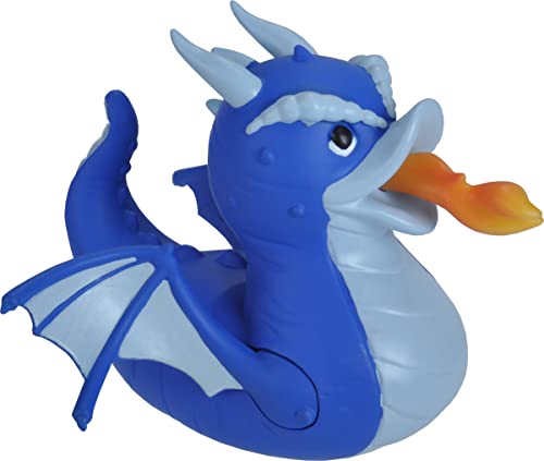 Wild Republic Rubber Duck Drachenblau, Gummiente, Badewannen-Geschenke für Kinder, Quietscheentchen, Badespielzeug für Babys, Gummiente lustig, Badeente zum Sammeln, 10 cm, 4" Wild Republic Rubber Duck Drachenblau, Gummiente, Badewannen-Geschenke für Kinder, Quietscheentchen, Badespielzeug für Babys, Gummiente lustig, Badeente zum Sammeln, 10 cm, 4" von WILD REPUBLIC