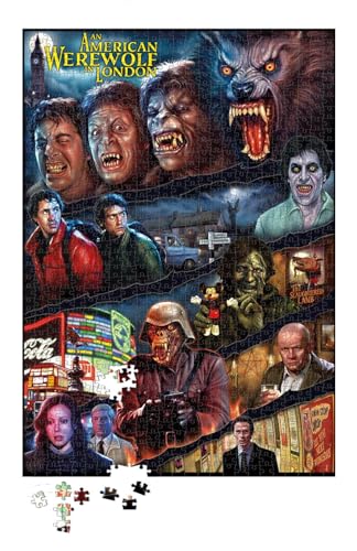 Ein amerikanischer Werwolf 1000 Teile Gothic Horror Classic Puzzle London Peter Panayis Horror Geschenk Erwachsene Horror Geschenk von Wild Star Hearts