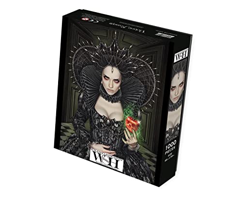 Poisonous Envy 1000 Teile Puzzle, Victoria Frances Kunstwerk Gothic Okkult Dark Fantasy Print (inkl. Poster-Puzzle-Anleitung) von Wild Star Hearts