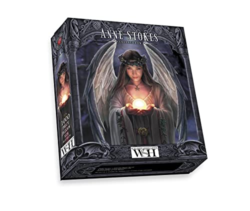 Yule Angel 1000 Teile Puzzle, Anne Stokes Kunstwerk Gothic Okkult Dark Fantasy Print (Inklusive Poster Puzzle Guide) von Wild Star Hearts