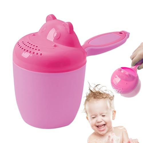 Badeausgießer Für Babys | Baby Gießbecher Für Bad,Extra Dicksicherer Eimer Mit Comic Design Zum Haarewaschen Für Kleinkinder Mädchen In Dusche Wanne von WildHarmony