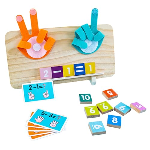Educational Learning Number Toy For Todler - Finger Counting Board Math Learning Toy For Toddler, Math Counting Blocks | Toddler Wooden Math Board, Math Teaching Aids For 3-5 Years Kids, Toddler Educational Learning Number Toy For Todler - Finger Counting Board Math Learning Toy For Toddler, Math Counting Blocks | Toddler Wooden Math Board, Math Teaching Aids For 3-5 Years Kids, Toddler von WildHarmony