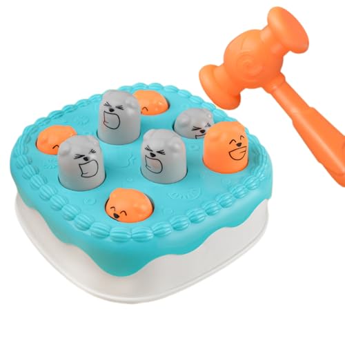 Kids Hammer Toy - Interactive Cake Shape Wack Mole Toy for Early Learning and Fun - Toddler Pounding Preschool Toy for Motor Skills Development - Educational Interactive Play Hammer Game for Boys von WildHarmony