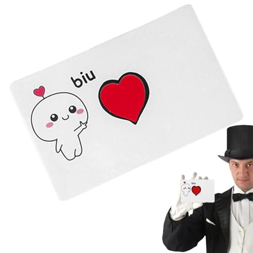 Love Magic Card – Nahaufnahmen Illusionen Mentalismus Gimmicks Requisiten | Flick Finger Herz erscheinende Karte für Valentinstag Nahaufnahme Magie Love Magic Card – Nahaufnahmen Illusionen Mentalismus Gimmicks Requisiten | Flick Finger Herz erscheinende Karte für Valentinstag Nahaufnahme Magie von WildHarmony