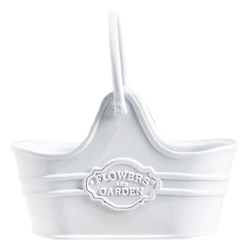 Miniature Flower Pots for dolhause - dolhause Metal Flower Buckets, Tiny plantrs | Fairy Garden Accessories for Decoration, meni Potted Plant Holders, Alloy Flower Vases for Living Room, Patio Miniature Flower Pots for dolhause - dolhause Metal Flower Buckets, Tiny plantrs | Fairy Garden Accessories for Decoration, meni Potted Plant Holders, Alloy Flower Vases for Living Room, Patio von WildHarmony