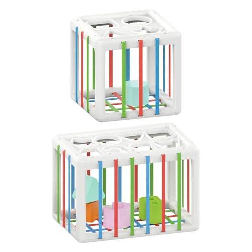Sorting Cube Toy for infents – Early Education Shape Classifier with Soft Textured Shapes | Interactive Brain Boost Toys, Birthday Gift Ideas for 1 2 Year Old Boys Girls, Stimulation Activity Set Sorting Cube Toy for infents – Early Education Shape Classifier with Soft Textured Shapes | Interactive Brain Boost Toys, Birthday Gift Ideas for 1 2 Year Old Boys Girls, Stimulation Activity Set von WildHarmony