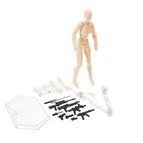 Stop Motion Posable Figure – Jointed Artist Mannequin for Photography, Art Study, and Animation Projects | Portable Action Model for Character Creation, Scene Layout, Comic Illustration, Display von WildHarmony