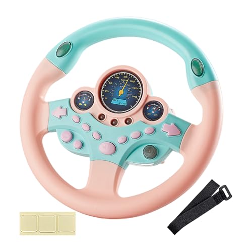 Toddler Steering Wheel Toy – Simulated Driving, Baby Car Controller | 360° Rotating Toy with Music and Lights, Educational Steering Simulation for Kids, Interactive Sound Toy for Car Seat, Learning Toddler Steering Wheel Toy – Simulated Driving, Baby Car Controller | 360° Rotating Toy with Music and Lights, Educational Steering Simulation for Kids, Interactive Sound Toy for Car Seat, Learning von WildHarmony