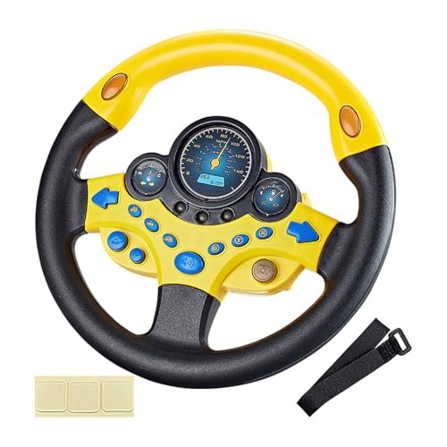 Toddler Steering Wheel Toy – Simulated Driving, Baby Car Controller | 360° Rotating Toy with Music and Lights, Educational Steering Simulation for Kids, Interactive Sound Toy for Car Seat, Learning Toddler Steering Wheel Toy – Simulated Driving, Baby Car Controller | 360° Rotating Toy with Music and Lights, Educational Steering Simulation for Kids, Interactive Sound Toy for Car Seat, Learning von WildHarmony