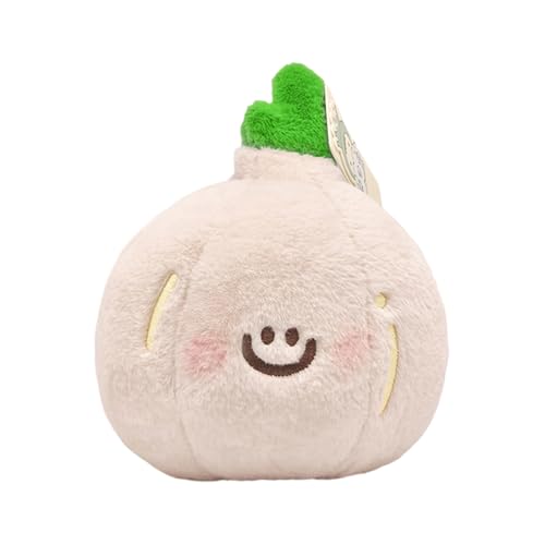 Vegetable Garlic Plush Toy - Soft Stuffed Doll for Kids, Adults, Decorative plushei Figure for Living Room, Bedroom, Study Desk, Funny Gag Gift for Plant Lovers, Cozy Home Decor Accent for Nursery Vegetable Garlic Plush Toy - Soft Stuffed Doll for Kids, Adults, Decorative plushei Figure for Living Room, Bedroom, Study Desk, Funny Gag Gift for Plant Lovers, Cozy Home Decor Accent for Nursery von WildHarmony