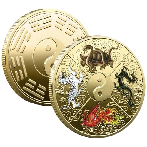 WildHarmony Cool Metal Coin – Tai Chi Inspired Commemorative Token, Vintage Scratch-of Tool for Lottery Cards, Gift Idea for Holidays, Birthdays, Festivals, Great Supplies and Collectible Keep WildHarmony Cool Metal Coin – Tai Chi Inspired Commemorative Token, Vintage Scratch-of Tool for Lottery Cards, Gift Idea for Holidays, Birthdays, Festivals, Great Supplies and Collectible Keep von WildHarmony