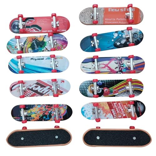 WildHarmony Finger Skateboards Toys – Creative Fingerboard for Skate Enthusiasts, Fun Desktop Toy for Kids and Adults, Collectible Trick Boards for Training Finger Skills, Random Color Styles WildHarmony Finger Skateboards Toys – Creative Fingerboard for Skate Enthusiasts, Fun Desktop Toy for Kids and Adults, Collectible Trick Boards for Training Finger Skills, Random Color Styles von WildHarmony