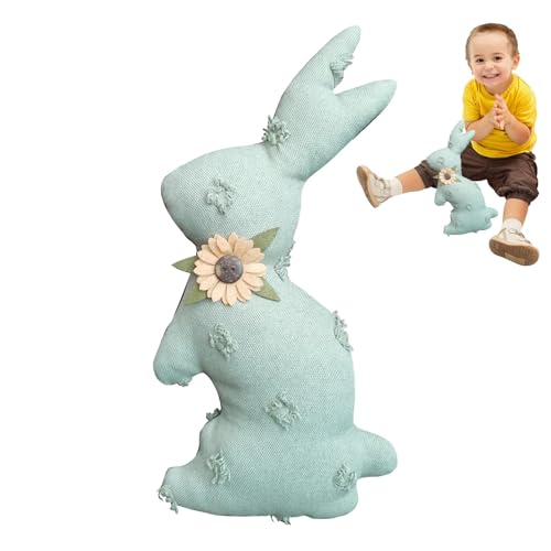 Kaninchenpuppenspielzeug, Hasenpuppe - plüschhase,-Plüschhase mit Blumenmuster, Stoffhasen-Tierspielzeug, süße Hasenpuppe, Hasen-Kinderkissen zum Schlafen Kaninchenpuppenspielzeug, Hasenpuppe - plüschhase,-Plüschhase mit Blumenmuster, Stoffhasen-Tierspielzeug, süße Hasenpuppe, Hasen-Kinderkissen zum Schlafen von WildHarmony