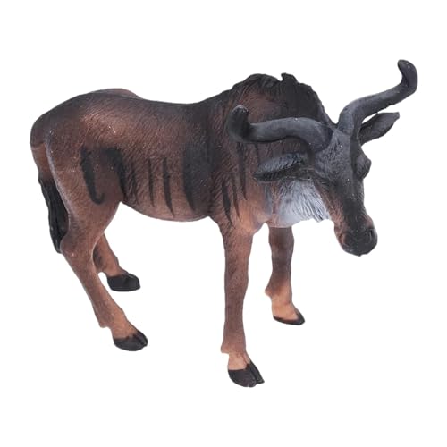 Wildebeest Figurine - Realistic Animal Model Toy for Learning & Collecting | Hand-Painted Fake Wildlife Figure, Educational Safari Prop, Small Desk Decor for Kids & Adults Wildebeest Figurine - Realistic Animal Model Toy for Learning & Collecting | Hand-Painted Fake Wildlife Figure, Educational Safari Prop, Small Desk Decor for Kids & Adults von WildHarmony