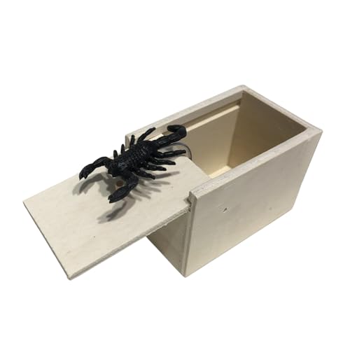Wooden Prank Joke Box | Trick Toy with Funny Small Animal Design | Hilarious Prank for April Fool's Day, Birthdays, Holiday Parties | Great Gag Gift for Family Gatherings, Office Parties, Fun Holiday von WildHarmony
