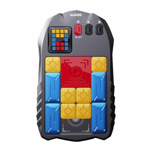 i q Brain Teaser Puzzles - Sliding Block Puzzle Slider Game with 500+ Levels | Retro Electric Design Mind Puzzles for Kids, Teens, Adults | Road Trip Brain Game, Problem-Solving Puzzle Toy, Logic von WildHarmony