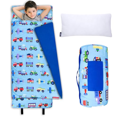Wildkin Nap Mat Mit Kissen für Kleinkind Jungen und Mädchen, perfekte Größe für Kindertagesstätten und Vorschul, entworfen auf einem Standard-Cot zu passen Wildkin Nap Mat Mit Kissen für Kleinkind Jungen und Mädchen, perfekte Größe für Kindertagesstätten und Vorschul, entworfen auf einem Standard-Cot zu passen von Wildkin