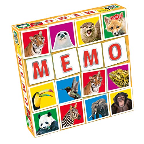 Wildlife Memo Game 41441 Tactic Memo Wildlife, Multicolor von Tactic