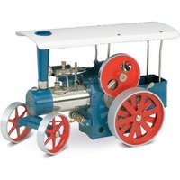 WILESCO 405 Dampftraktor D405 Modell rot/blau von Wilesco