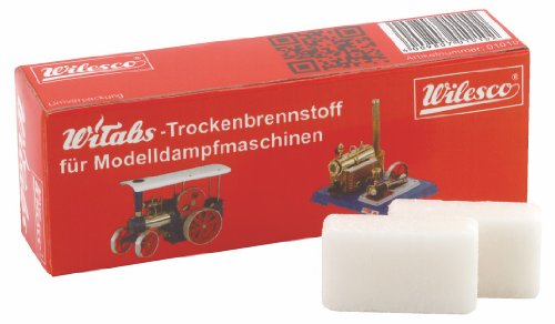 Wilesco Z81 - Modellbauzubehör (Weiß, Trockenbrennstoff, 12 Stück) von Wilesco