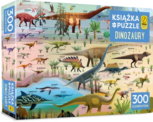 Buch & Puzzle. Dinosaurier von Wilga Play