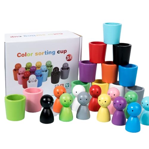 Interaktive Hölzerne Farbsortierung Peg Dolls Spielzeug Für Kinder Frühes Lernen Und Bildung Eltern Kind Aktivitätsspielzeug Interaktive Hölzerne Farbsortierung Peg Dolls Spielzeug Für Kinder Frühes Lernen Und Bildung Eltern Kind Aktivitätsspielzeug von Wilgure