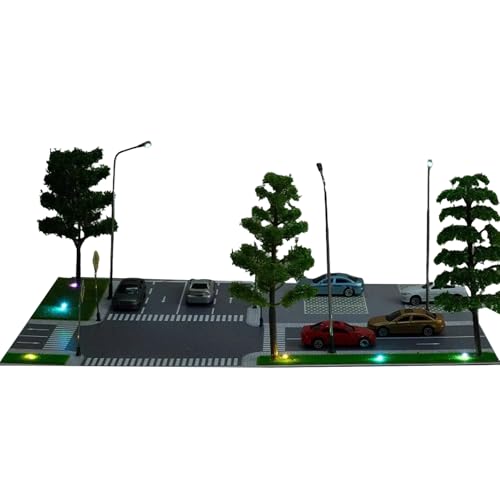 LED Lighting Car Parking Losy Model Spielzeug Dioramen City Road Szene Model Kits 1:87 Sand Tischszenengebäude Modell LED Lighting Car Parking Losy Model Spielzeug Dioramen City Road Szene Model Kits 1:87 Sand Tischszenengebäude Modell von Wilgure