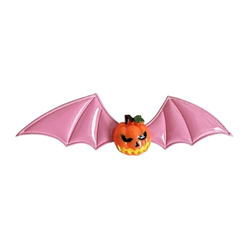 Wilgure 1PC Friendly Fledermaus Faderförmige Haarnadel Für Punk Fashion Dark Theme Partys Bequeme Kostümzubehör Bequeme Halloween Haarclips von Wilgure