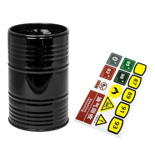 Wilgure Fernbedienungs Kontroll Auto Dosen Simulationsdekoration Kits Ölfässer Für 1: 8 1:10 Skala Crawlers Car Modified Accessoire von Wilgure