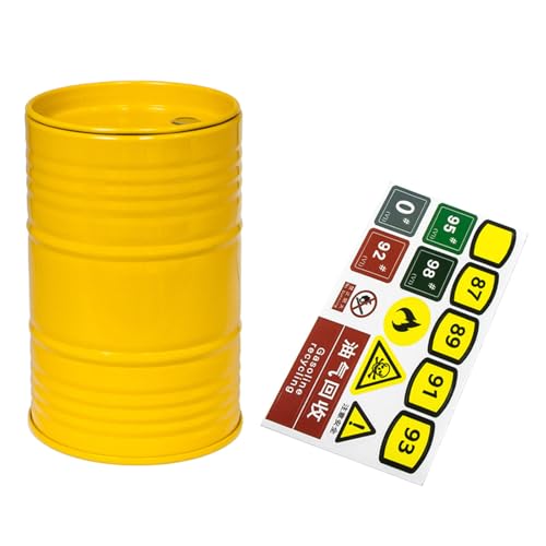 Wilgure Fernbedienungs Kontroll Auto Dosen Simulationsdekoration Kits Ölfässer Für 1: 8 1:10 Skala Crawlers Car Modified Accessoire von Wilgure