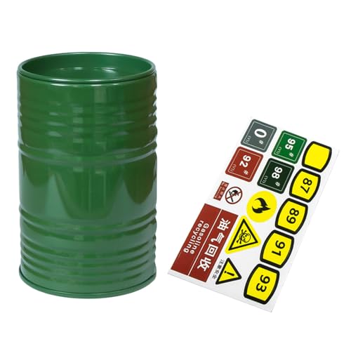 Wilgure Fernbedienungs Kontroll Auto Dosen Simulationsdekoration Kits Ölfässer Für 1: 8 1:10 Skala Crawlers Car Modified Accessoire von Wilgure
