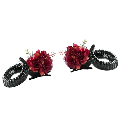 Wilgure Halloween Sheep Horn Haarclip Leichtes Harz Design Für Cosplay Partys Und Festivals Unisex Accessoire Halloween Ziegenhorn Haare Clip Wilgure Halloween Sheep Horn Haarclip Leichtes Harz Design Für Cosplay Partys Und Festivals Unisex Accessoire Halloween Ziegenhorn Haare Clip von Wilgure