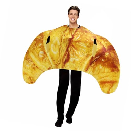 Wilgure Lustiges Kostüm Kostüm Kuchen Pizza Brot Hamburger Outfit Für Cosplay Partys Geburtstag Weihnachten Komfortable von Wilgure