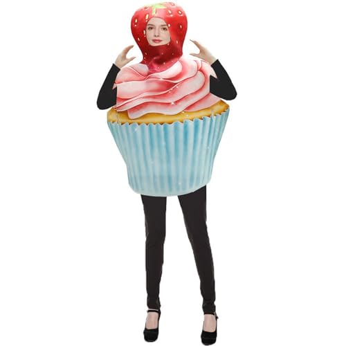 Wilgure Lustiges Kostüm Kostüm Kuchen Pizza Brot Hamburger Outfit Für Cosplay Partys Geburtstag Weihnachten Komfortable von Wilgure