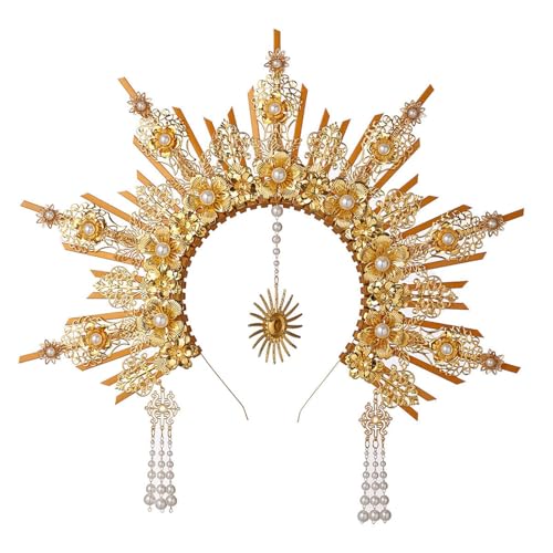 Wilgure Mehrzweck Elegante Medusas Engelskronen Kopfbedeckung Haardekoration Für Halloween Und Maskeraden Kostüme Verschleiß Wilgure Mehrzweck Elegante Medusas Engelskronen Kopfbedeckung Haardekoration Für Halloween Und Maskeraden Kostüme Verschleiß von Wilgure