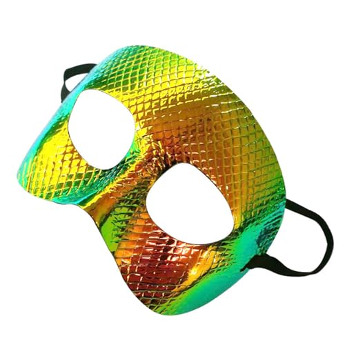 Wilgure Multifunktionale Halbe Gesichtsabdeckung Verstellbares Design Gesichtsmaske Kostümzubehör Für Themenveranstaltungen Und Foto Requisiten Bequeme Schaumgekleidete Maske von Wilgure