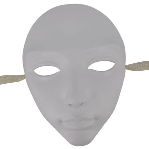 Wilgure Stylish Party Accessoire Leichte Plastik Gesichtsmaske Für Halloween Cosplay Event Komfortable Atmungsaktive Design Mysterious Black Maske von Wilgure