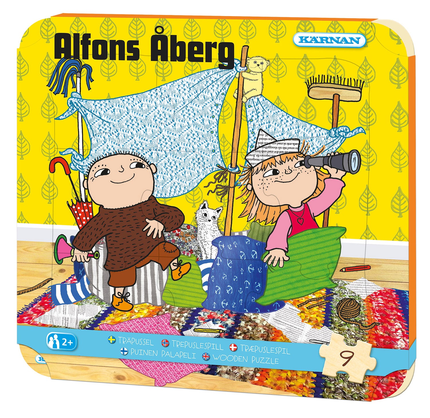 Alfons Åberg Puzzle 9 Teile Alfons Åberg Puzzle 9 Teile von Willi Wiberg