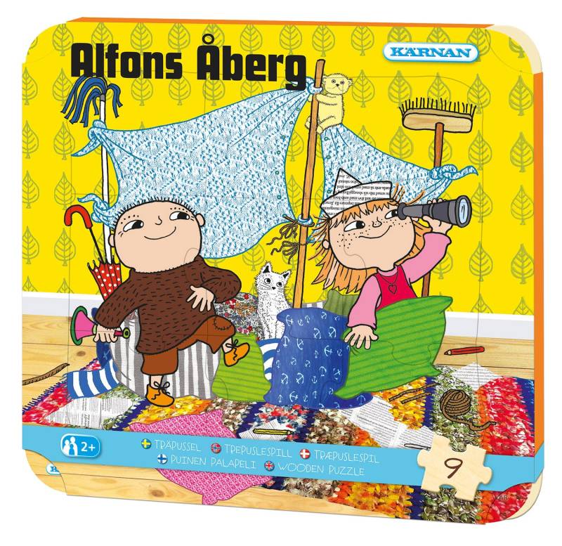 Alfons Åberg Puzzle 9 Teile von Willi Wiberg