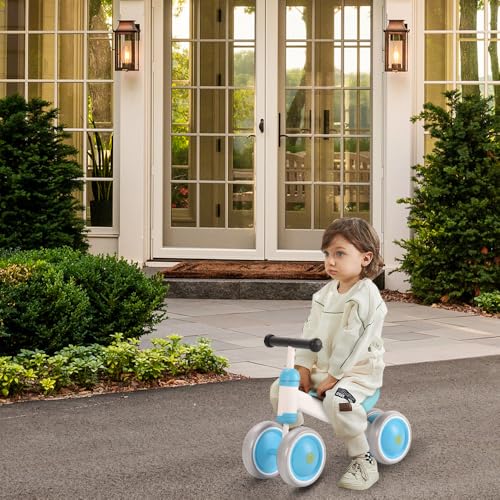 Laufrad für Kinder, Fahrrad, ohne Pedale, Spielzeug, Baby Walker, Mädchen, Jungen, Reitspielzeug, Lauflerner, geeignet für Babys von 10 Monaten bis 3 Jahren, Blau Laufrad für Kinder, Fahrrad, ohne Pedale, Spielzeug, Baby Walker, Mädchen, Jungen, Reitspielzeug, Lauflerner, geeignet für Babys von 10 Monaten bis 3 Jahren, Blau von Willonin