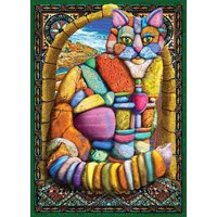 Cairn Stone Cat 1000-Piece Puzzle von Willow Creek Press