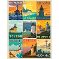 Lighthouses by Anderson Design Group 1000-Piece Puzzle von Willow Creek Press