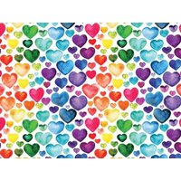 Rainbow Hearts 500-Piece Puzzle von Willow Creek Press
