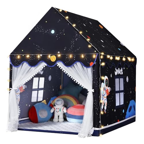 Wilwolfer Kinder Spielzelt mit Matte für Kleinkinder: Prinzessinnen Spielhaus für Mädchen & Jungen - Großes Zelt für Indoor & Outdoor - Perfektes Spielzeug für Kinder von Wilwolfer