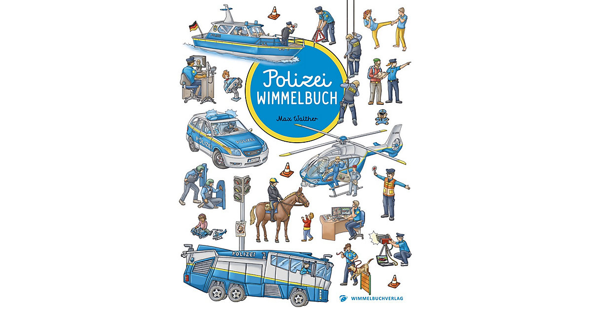 Buch - Polizei Wimmelbuch von Wimmelbuchverlag