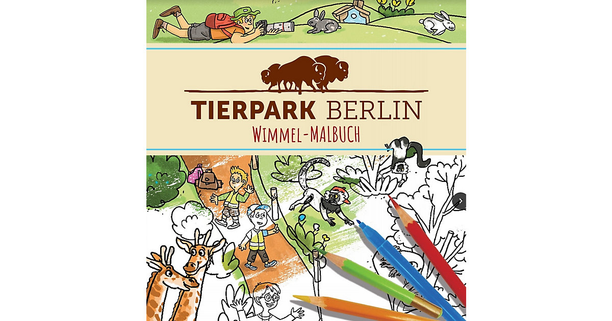 Buch - Tierpark Berlin Wimmel-Malbuch Buch - Tierpark Berlin Wimmel-Malbuch von Wimmelbuchverlag